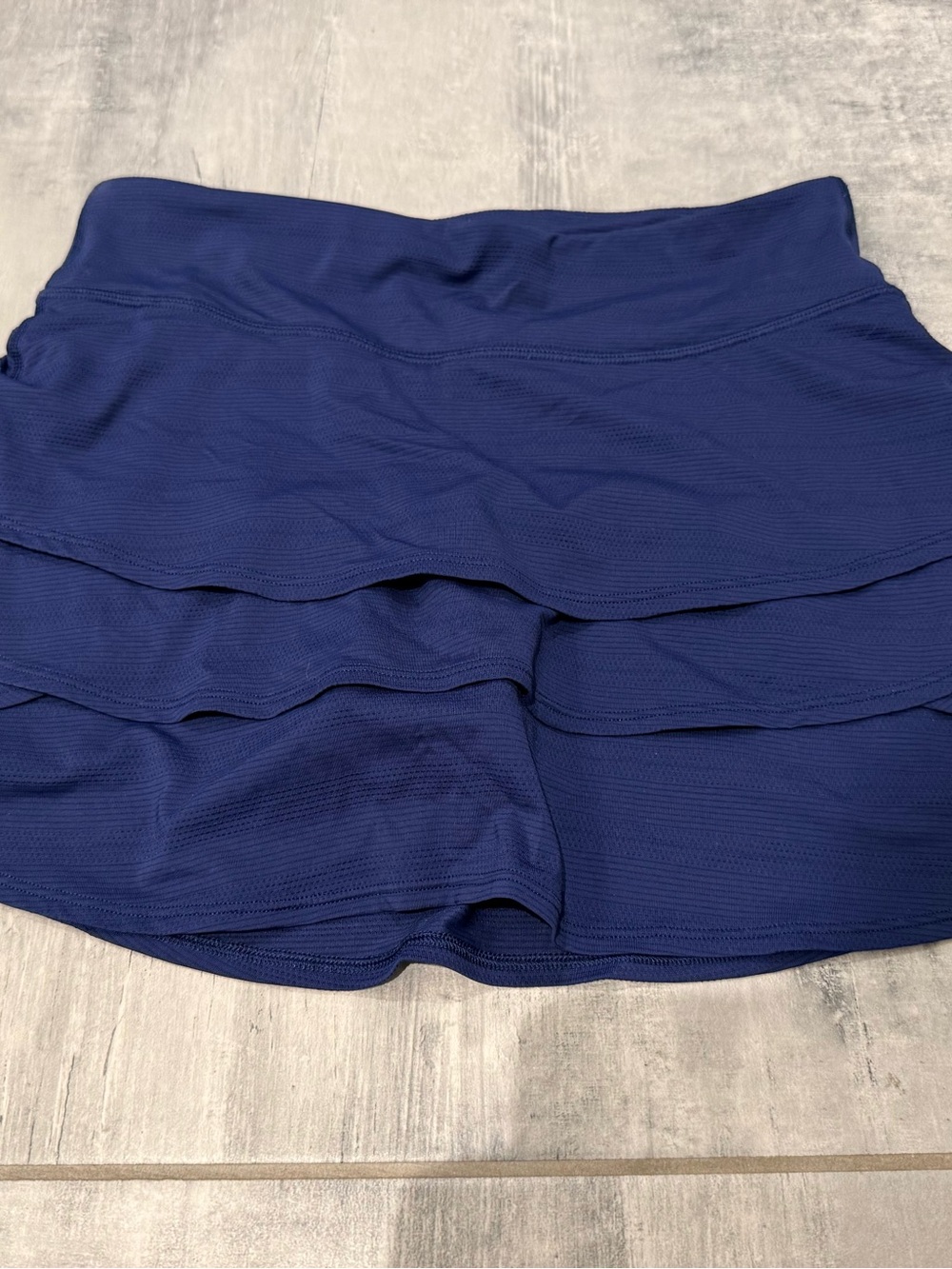 Athleta Girls Navy Tiered Skort